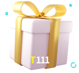 Receba seus bônus de boas-vindas no T111